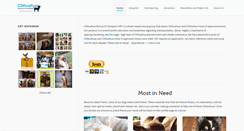 Desktop Screenshot of chihuahua-rescue.com