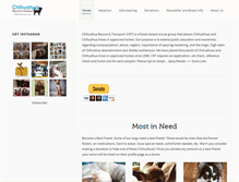 Tablet Screenshot of chihuahua-rescue.com